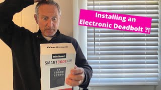 HOW TO INSTALL AN ELECTRONIC DEADBOLT Easy Steps to Install a Kwikset SmartCode 913 Deadbolt [upl. by Gawain]