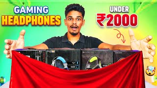 Top 5 Best wired Headphones Under 2000 Rs🔥Best Gaming Headsets in India 2024 [upl. by Naillil183]