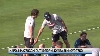 Napoli Mazzocchi out 15 giorni Kvara rinnovo teso [upl. by Slaughter165]