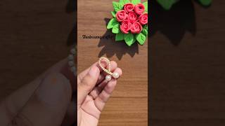 Diy Pearl Stone Chain Earrings 😱shortfeed pearlearrings trandingnowcrafteraditi youtubepartner [upl. by My]