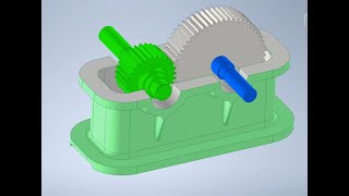 Autodesk Inventor 2022 Creación de engranajes [upl. by Enialedam]