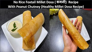 Foxtail Millet Dosa  Millet dosa recipe  vitamin B12 rich dosa  B12 Source for Vegetarians [upl. by Chatav]