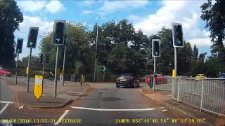 Melton Mowbray town center by dashcam [upl. by Aoht183]