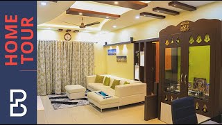 3BHK Apartment Interior design of Mr Madhu Chaithra Brigade Palmsprings  Modern Interior Ideas [upl. by Nolla]