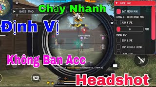 Hack Free Fire Không Khóa Acc Headshot Định Vị Chạy Nhanh Không Bị Văng Game Siêu Vip [upl. by Onimixam]