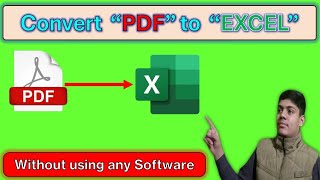 How to Easily Convert PDF to Excel Convert PDF to Excel Step by Step Tutorial No Software Needed [upl. by Kristos]