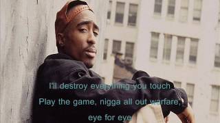 2Pac  Against All Odds lyrics [upl. by Aronel]