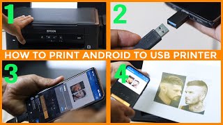 How To Print From Android to USB port Printer [upl. by Airdnat]