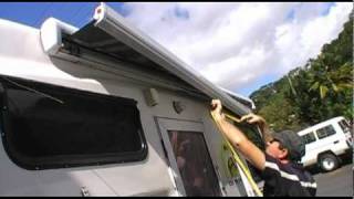 Repairing a Motor Home awning [upl. by Baniaz]