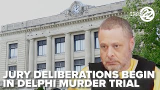 Jury deliberations begin in Delphi double murder trial [upl. by Monk]