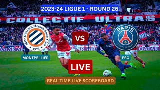 PSG Vs Montpellier LIVE Score UPDATE Today Ligue 1 Round 26 Soccer Football Match Mar 17 2024 [upl. by Doggett339]