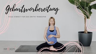 Schwangerschaftyoga  27 Minuten Geburtsvorbereitung  3 Trimester [upl. by Wallas674]