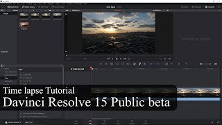 Time lapse tutorial using Davinci resolve 15 public beta quick stabilization method [upl. by Waters]