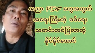 အညာ PDF တွေအတွက် အရေးကြီးတဲ့ စစ်ရေးသတင်းတင်ပြလာတဲ့ နိုင်နိုင်အောင် [upl. by Dearr]