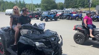 Canam Outlander Max 1000 and CFMoto Overlander 1000 Race [upl. by Rombert]