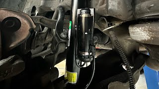 S550 W221 Rear Shock Replacement [upl. by Hamas]