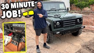 IMPROVING THE DRIVE OF MY LAND ROVER DEFENDER FOR £80 [upl. by Aitnic]