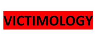 VICTIMOLOGY  CRIMINOLOGY AND PENOLOGY [upl. by Eibob]