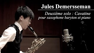 Jules Demersseman  Deuxième solo  Cavatine [upl. by Annahpos278]