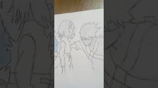 Kakashi and rin death DRAWING 🥺🥺 [upl. by Nbi]