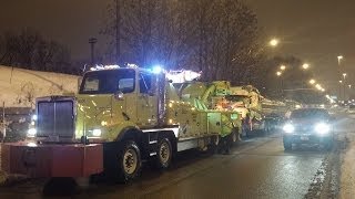 IDOT Emergency Traffic Patrol Heavy Recovery Truck 920 In Action Tanker Recovery Chicago 2014 [upl. by Phaidra209]