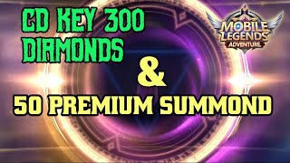 CD KEY MOBILE LEGENDS ADVENTURE GET FREE DIAMONDS [upl. by Neehsas]