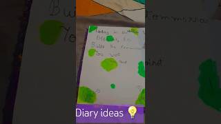 Diary ideas 💡✨️ artist art youtube [upl. by Aytnahs]