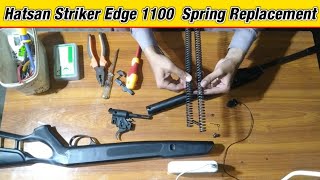 Hatsan Striker Edge 1100 Spring Replacement  How to change the spring of an air gun  Airguns [upl. by Salazar]