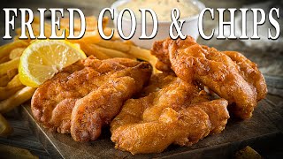 Easy Fried Cod in Under 5 Minutes  Simple Pan Fried Cod Fish Recipe [upl. by Ahsilef]