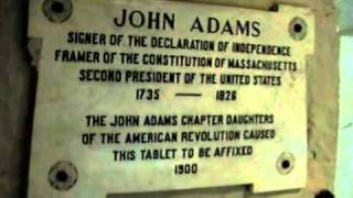 John Adams and John Quincy Adams Graves  Quincy MA [upl. by Alfred]