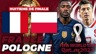 🔴 🇫🇷🇵🇱 FRANCE  POLOGNE LIVE  🔥🇫🇷 LES BLEUS SE QUALIFIE LOGIQUEMENT Coupe du Monde 2022 [upl. by Namyaw283]