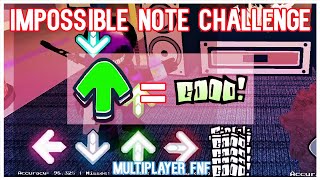 IMPOSSIBLE Note Challenge in Roblox Friday Night Funkin [upl. by Nicholas]