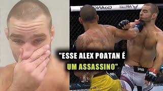 Sean Strickland REAGE após SOFRER NOCAUTE BRUTAL para Alex Pereira Poatan no UFC 276 quotEle é umquot [upl. by Nodgnal]