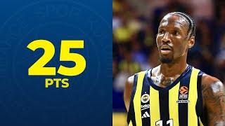 Nigel HayesDavis ŞOV 🔥 25 sayı vs ASVEL  09112024 [upl. by Kilan]