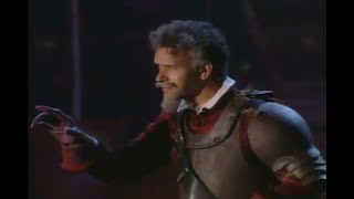 English subtitles Brian Stokes Mitchell  The impossible dream Man of La Mancha musical  2003 [upl. by Malinda120]