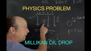 Physics Problem Millikan Oil Drop [upl. by Attiuqaj460]