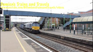 Direct Rail Service Class 66 No 66431 “Kingmoor TMD” at Wolverton Railway Station 23rd October 2024 [upl. by Zil]