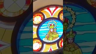 மாதா Wonderful Glass paintings shorts catholicchurch glasspainting [upl. by Susy]