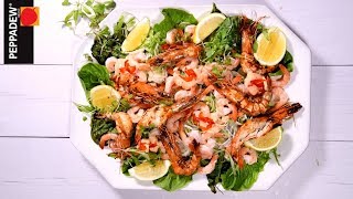 Prawn Salad with PEPPADEW® Sweet Piquanté Peppers [upl. by Jak]