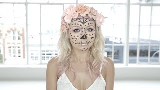 Sugar Skull Makeup Tutorial ♡ [upl. by Sedinoel604]