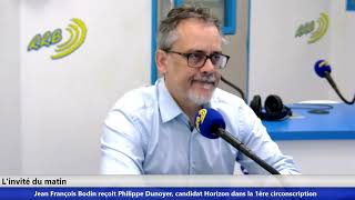 Philippe Dunoyer candidat Horizon dans la 1ère circonscription [upl. by Ayahsey]