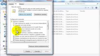 Como mostrar archivos y carpetas ocultos en Windows 7 [upl. by Haerr13]