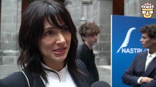 Asia Argento premiata ai quotNastri DArgento  Grandi Seriequot [upl. by Duong]