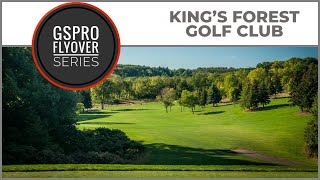 GSPro Course Kings Forest Golf Club Flyover [upl. by Araldo]