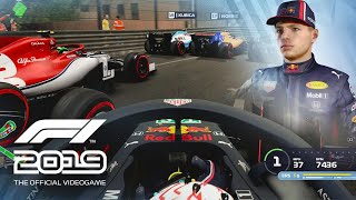 F1 2019 Gameplay  Monaco at Midnight [upl. by Tye]