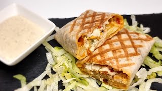 🌮RECETTE DE TACOS AU POULET SAVOUREUX À LA SAUCE FROMAGÈRE😋 [upl. by Ontina155]