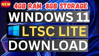 Download New Windows 11 LTSC Lite Version For Low End PCBest Windows Version without Bloatware [upl. by Lois]