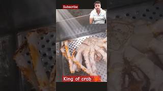 King of crab caught in a Korean restaurant  koreanfood shorts explore crabsoup ytshortsindia [upl. by Leilamag]