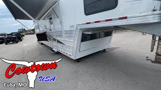 2008 Bloomer 8418 4Horse Trailer with a 12 Superslide  High end Horse Trailer [upl. by Aremaj]