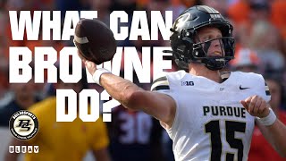 What Can Browne Do for Purdue Purdue Illinois Postgame [upl. by Rovaert286]